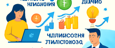 Портрет улыбающейся молодой женщины в летнем платье на фоне цветущего цветочного сада под ярким солнечным небом.
