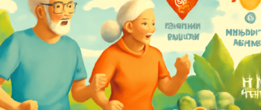 портрет улыбающейся девушки с длинными волнистыми рыжими волосами в голубом платье на фоне весеннего сада с цветущими деревьями и ярким солнечным светом